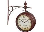 Orologio Da Stazione Bifacciale RD39582 Marrone, 22 Cm