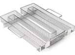 Wiltec Bbq Sparbrand 22,5X22,5X5Cm Generatore Di Fumo Freddo In Acciaio Inox, Tempo Di Combustione Fino A 8 H, Generatore Di Fumo Freddo Per Affumicatore A Freddo
