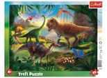 Puzzle Dinosauro Magico 25 Pezzi Con Cornice Decorativa