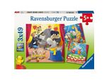 Ravensburger 05638 Puzzle Per Bambini Animali Sul Palco 3X49 Pezzi