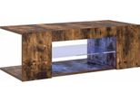 Mobile Tv Con Luci Led Rovere Fumé 90X39X30 Cm
