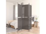 Vidaxl Paravento 3 Pezzi Antracite 150X220 Cm Tessuto - Divisorio Per Ambienti - Paravento - Divisorio Per Ambienti - Parete Divisoria