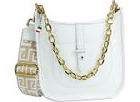Florence Borsa In Pelle A Tracolla City Bag Bianco OTF158W
