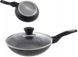 Tiross Patelnia Marmur Z Pokrywką 28Cm Ts-1256P