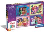 Puzzle 4In1 Superkolor Disney Principesse - Clementoni