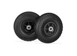 Relaxdays 4 Ruote Per Carrelli Manuali In Pu Nero