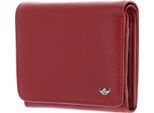 Golden Head Pelle Portafoglio Madrid Rfid Protect Zipped Billfold Coin Wallet Red Rosso