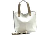 Florence Borsa In Pelle Tracolla Shopper Bianco OTF161W