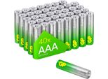 Gp Batteries Super Micro (Aaa)-Batterie Alkali-Mangan 1.5 V 40 St. (030E24AS40-2)