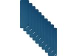 10X Oliver Tappetino Da Ginnastica 180 X 60 X 1 Cm - Blu
