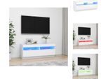 Vidaxl Mobile Tv Con Luci Led Bianco 100X35X40 Cm - Mobili Tv