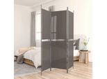 The Living Store Paravento 3 Pz. Paravento Antracite 150X200 Cm