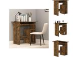 Vidaxl Scrivania Rovere Affumicato 80X45X74 Cm Materiale A Base Di Legno - Scrivanie