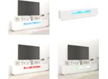 Vidaxl Mobile Tv Con Luci Led Bianco 200X35X40 Cm - Mobile Tv - Mobile Tv - Mobile Tv Con Luci Led - Mobile Tv Con Luci Led