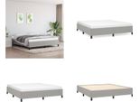 Vidaxl Struttura Letto Grigio Chiaro 160X200 Cm In Tessuto - Struttura Letto - Cornici Letto - Struttura Letto - Letto