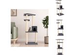 Vidaxl Albero Tiragraffi Con Graffiatoi In Sisal Grigio Scuro 123 Cm - Alberi Tiragraffi