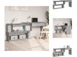 Vidaxl Scrivania Ad Angolo Grigio Sonoma 200X50X76 Cm In Legno - Scrivanie