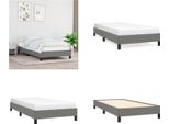 Vidaxl Struttura Letto Grigio Scuro 80X200 Cm In Tessuto - Struttura Letto - Cornici Letto - Struttura Letto - Letto