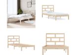 Vidaxl Letto In Legno Massiccio Di Pino 90X200 Cm - Struttura Letto - Letto - Letto - Struttura Letto In Legno