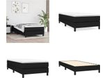 Vidaxl Letto Boxspring Nero 90X190 Cm In Tessuto - Letto Boxspring - Boxspringbetten - Bett - SchlafzimmermöBel