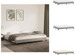 Vidaxl Struttura Letto Grigio Chiaro 200X200 Cm In Velluto - Letti E Strutture Letto