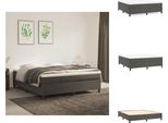 Vidaxl Letto A Molle Insacchettate Grigio Scuro 180X200 Cm In Velluto - Letti E Strutture Letto