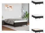 Vidaxl Struttura Letto Nera 120X200 Cm In Pelle Finta - Letti E Strutture Letto