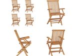 Vidaxl Sedie Da Giardino Pieghevoli 4 Pz. Legno Massiccio Teak - Sedia Da Giardino - Sedie Da Giardino - Sedia Da Giardino In Legno - Sedia Da Esterno