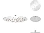 Vidaxl Soffione Doccia A Pioggia In Acciaio Inox 20 Cm Rotondo - Soffioni Doccia
