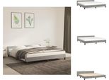 Vidaxl Struttura Letto Con Testiera In Velluto Grigio Chiaro 180X200 Cm - Letti E Strutture Letto