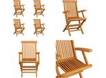 Vidaxl Sedie Da Giardino Pieghevoli 4 Pz. Legno Massiccio Teak - Sedia Da Giardino - Sedie Da Giardino - Sedia Da Giardino In Legno - Sedia Da Giardino In Legno Massiccio