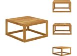 Vidaxl Tavolino 68X68X29 Cm In Legno Massiccio Di Acacia - Elementi Per Divani Da Giardino