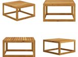 Vidaxl Tavolino 68X68X29 Cm In Legno Massiccio Di Acacia - Tavolino - Tavolini - Tavola - Tavoli