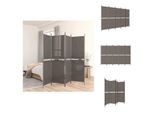 Vidaxl Paravento 5 Pezzi Antracite 250X200 Cm Tessuto - Divisorio Per Ambienti