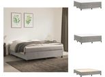Vidaxl Letto A Molle Insacchettate Grigio Chiaro 160X200 Cm In Velluto - Letti E Strutture Letto