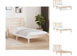 Vidaxl Letto In Legno Massiccio Di Pino 90X200 Cm - Letti E Strutture Letto