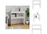 Vidaxl Consolle Bianca 80X30X80 Cm In Materiale Ligneo - Tavolini
