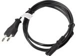Lanberg CA-C7CA-10CC-0030-BK, 3 M, Accoppiatore C7, CEE7/16