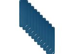 10X Oliver Tappetino Da Ginnastica Con Occhielli 180 X 60 X 1,5 Cm - Blu