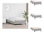 Vidaxl Struttura Letto Grigio Chiaro 90X200 Cm In Tessuto - Letti E Strutture Letto