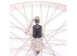 Ruota Posteriore Roland 26 X 1,75 Forcellini Cass 8V Cavalletto In Alluminio Argento