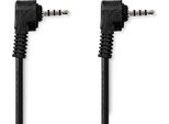 Cavo Audio/Video | Maschio Da 3,5 Mm | Maschio Da 3,5 Mm | Nichelato | 2,00 | Rotondo | Pvc | Nero