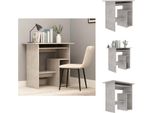 Vidaxl Scrivania Grigio Cemento 80X45X74 Cm In Legno - Scrivanie
