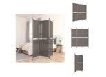 Vidaxl Paravento 3 Pezzi Antracite 150X220 Cm Tessuto - Divisorio Per Ambienti