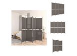 Vidaxl Paravento 4 Pezzi Antracite 200X200 Cm Tessuto - Divisorio Per Ambienti