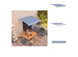 Vidaxl Tenda Da Sole A Scomparsa Automatica 300X250 Cm Blu E Bianca - Tende Da Sole