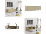 Mobile Tv Vidaxl Rovere Sonoma 120X30X30 Cm Materiale A Base Di Legno - Mobile Tv - Mobile Tv - Mobile Tv - Credenza