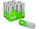 Batteria Gp Super Alcalina Aa, 15 A/LR6, Pacco Da 12