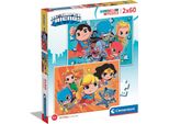 Puzzle Clementoni 2X60 Super Kolor - Divertimento A Colori!