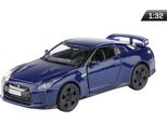 Modello In Scala 1:32, Rmz Nissan GT-R (R35), Blu Scuro